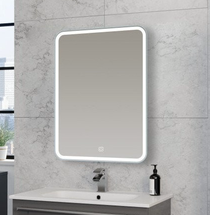 Alder LED Illuminated Mirror With Demister & Touch Switch 500mm x 700mm